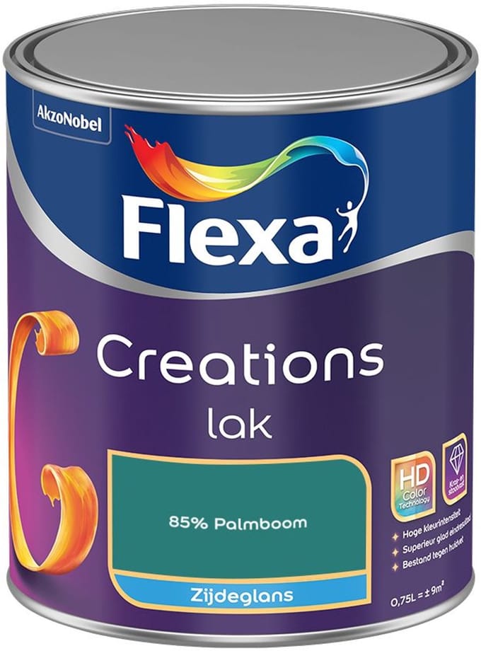 Flexa - Creations Lak Zijdeglans - 85% Palmboom - Mengverf - 750 Ml
