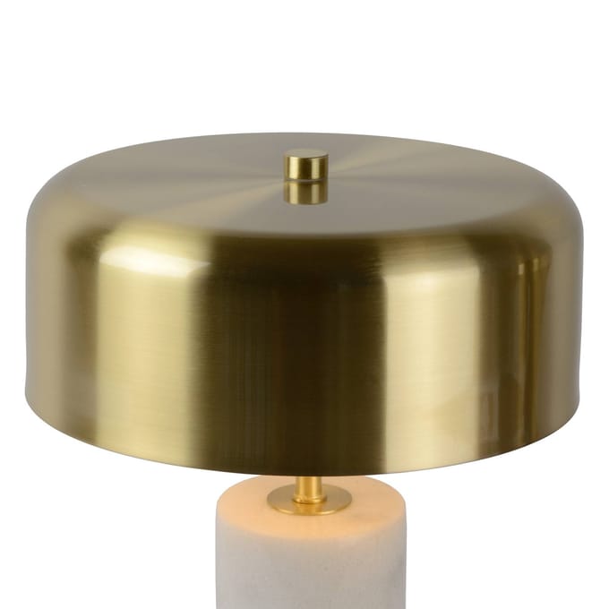 Lucide MIRASOL - Tafellamp - Ø 25 cm - 3xG9 - Wit