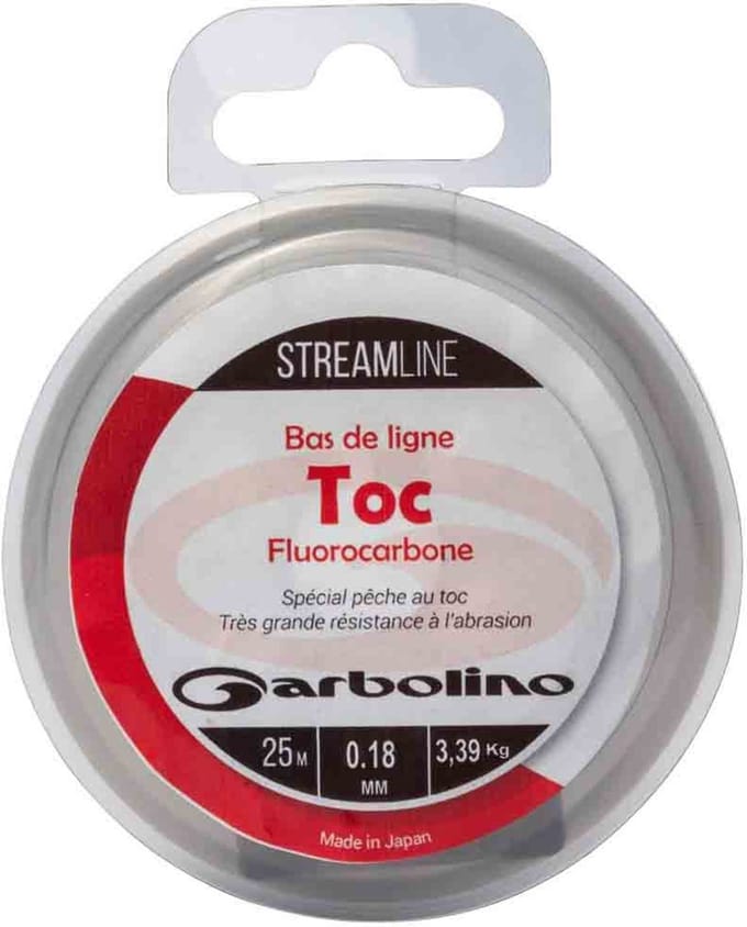 Garbolino Stream Bl Flurocarbon 25 M Rood 0.180 mm