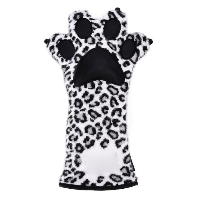 Protection de Club de Bois de Golf Griffe de Léopard Couvre-Tête Peluche Animale Forme Manches de Remplacement Couverture 1#