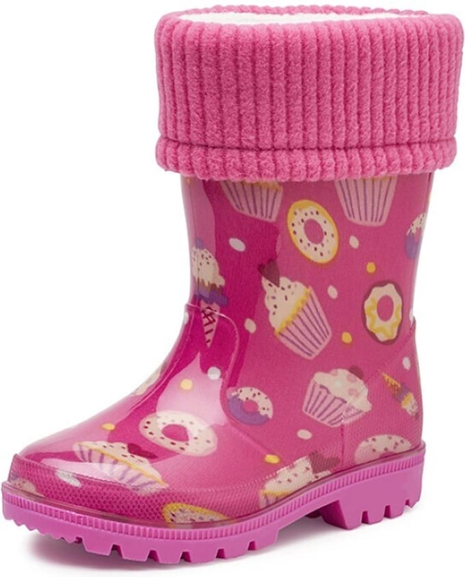 Candy PVC Gevoerde Kinderlaars - Roze - 27