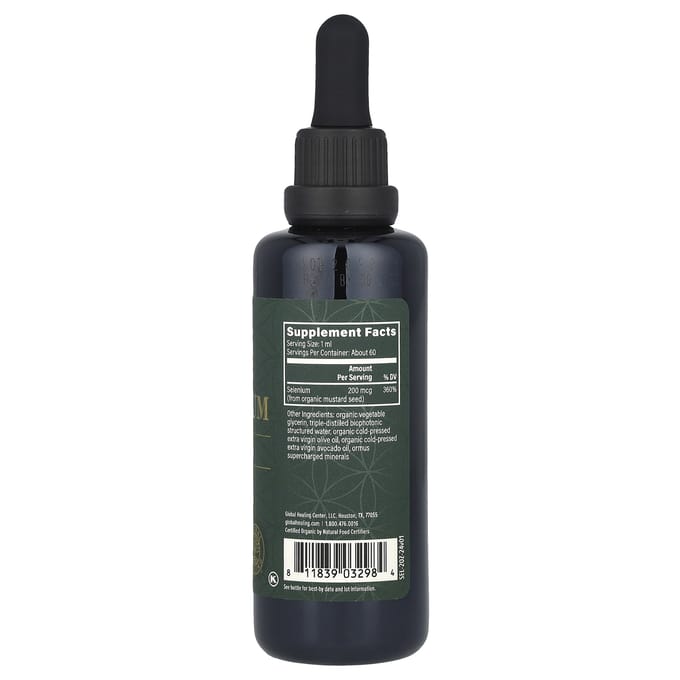 Global Healing, Sélénium végétal Microsomal™, 2 fl oz (59,2 ml)