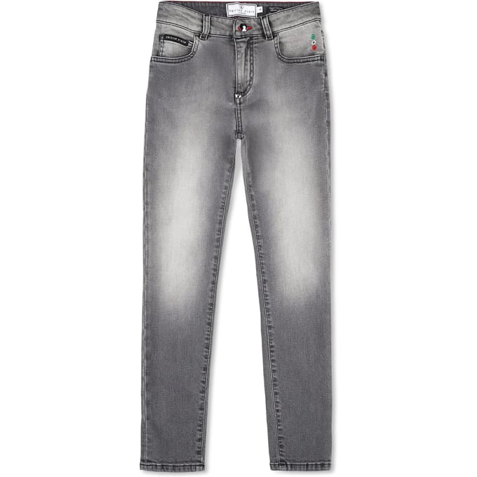 Denim Broek Hexagon
