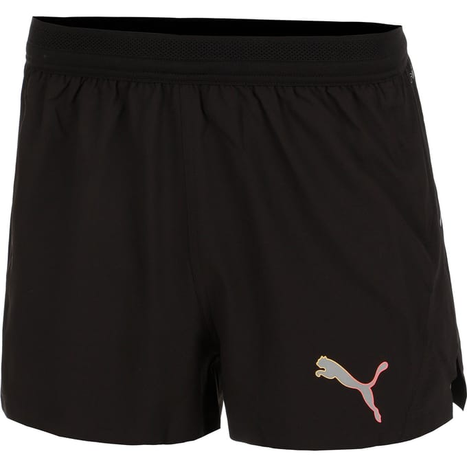 Puma Ultraweave Velocity 3in Split Hardloopshorts Heren-Zwart