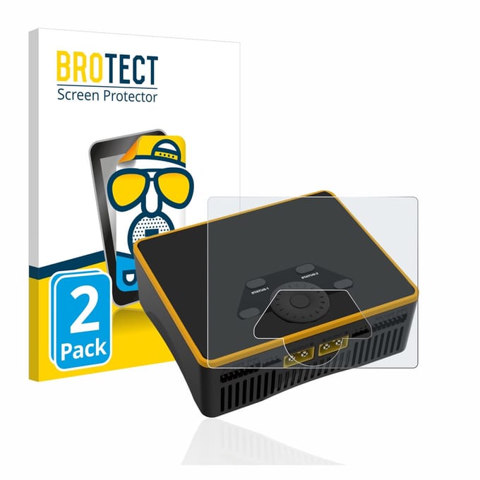 BROTECT - Screenprotector voor Junsi iCharger DX6 - Folie Beschermfolie matte 2 Stuks