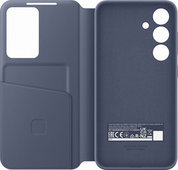 Samsung Smart View Wallet Case - Geschikt voor Samsung Galaxy S24 - Violet