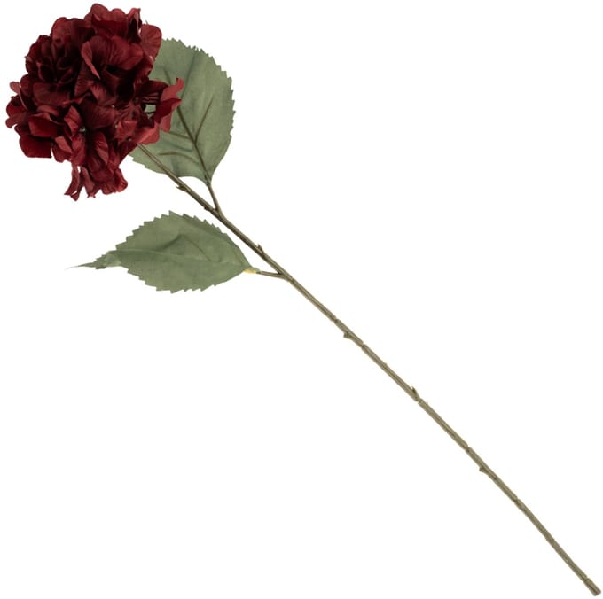 HomeBound by KY | Kunstbloem hortensia 73cm rood | kunstbloem | kunstbloem hortensia