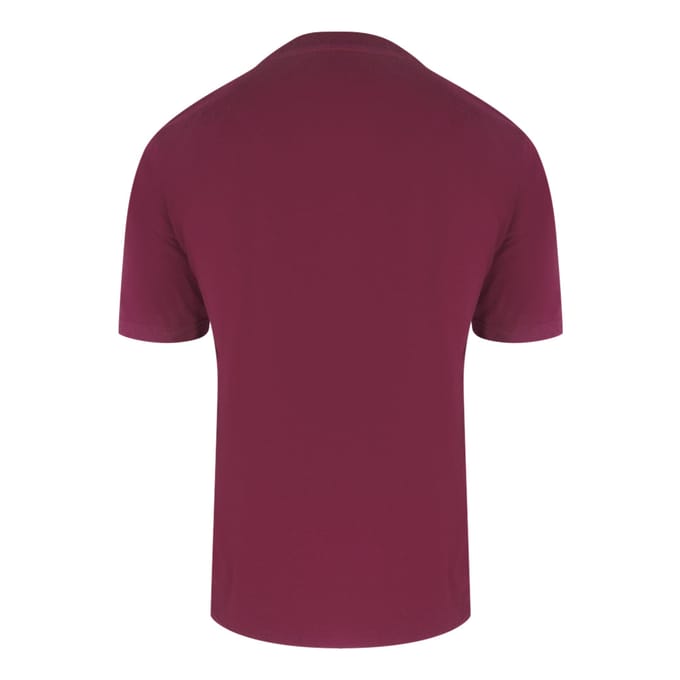Aquascutum Active Piping Design Bordeauxrood T-shirt