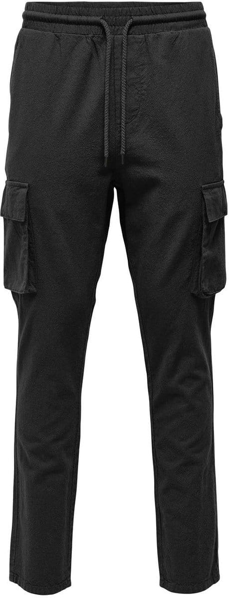 ONLY&SONS - ONSLINUS CARGO 0007 COT LIN PANT - Heren - Broeken