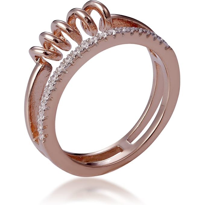 Orphelia Dames 925 Sterling Zilveren Ring - Roos ZR-7438