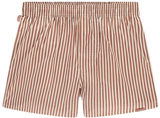 Pockies heren wijde boxershort striped rood