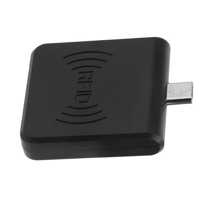915MHz UHF Kaartlezer Compacte Labellees Scanner Micro USB Interface voor Android Telefoon gray
