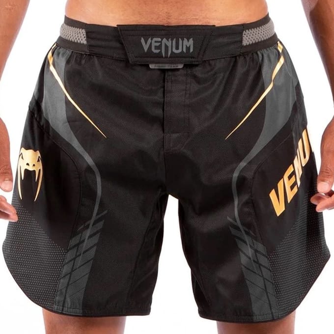 Venum Athletics Fightshorts Zwart Goud