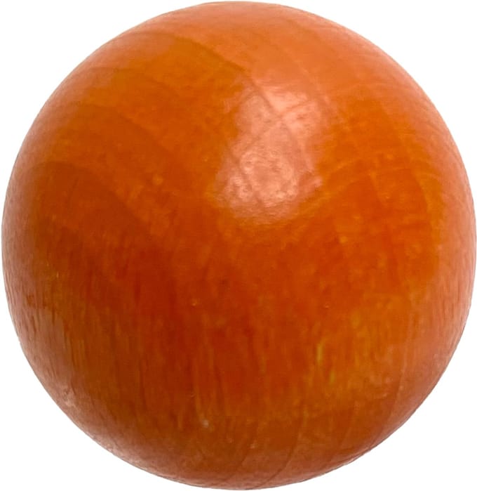 Boulemaus - Jeu de Boules - 6 Buts - kleur oranje - 30mm