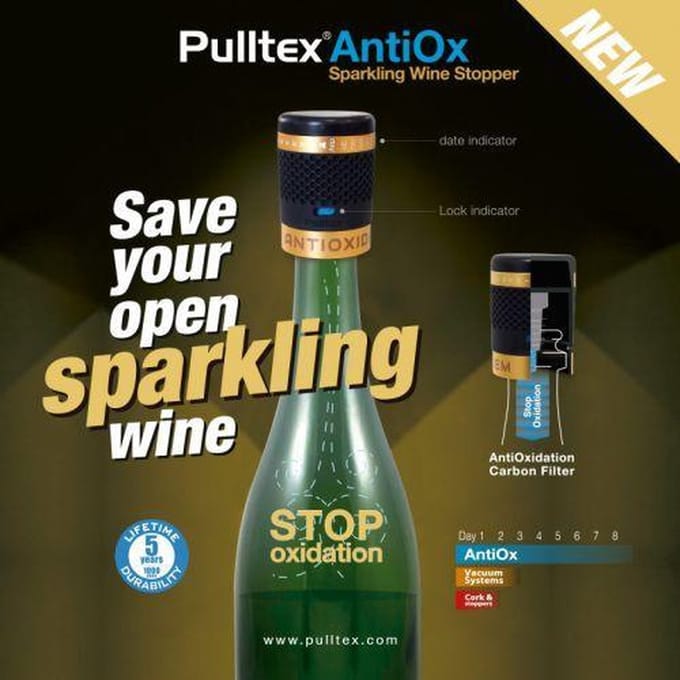 Pulltex Mousserende wijn stopper - Blister