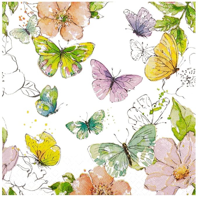 Servet "Enchanted Butterflies"