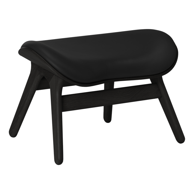 UMAGE A Conversation Piece Ottoman - eiken zwart - Leder Hope black