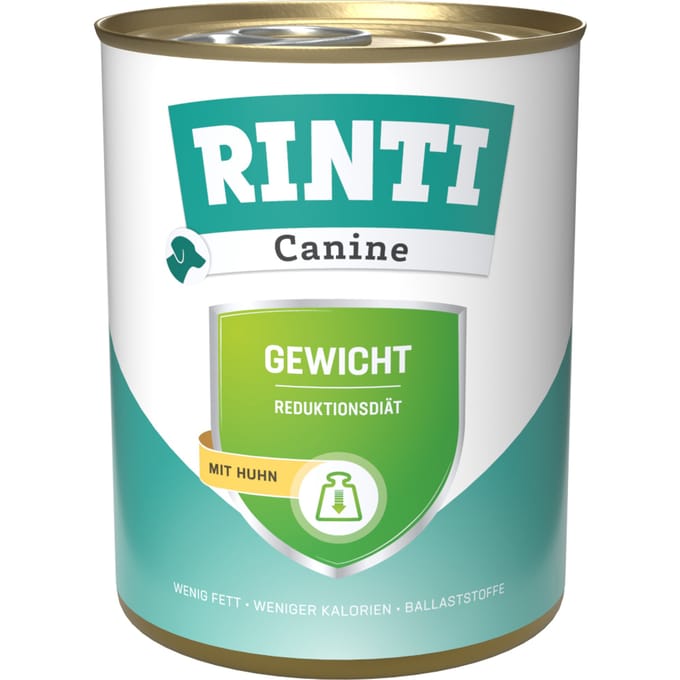 RINTI Canine Gewicht met Kip Hondenvoer 800 g - 6 x 800 g