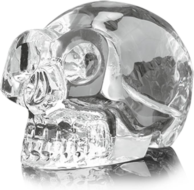 Feng shui schedel kristal medium