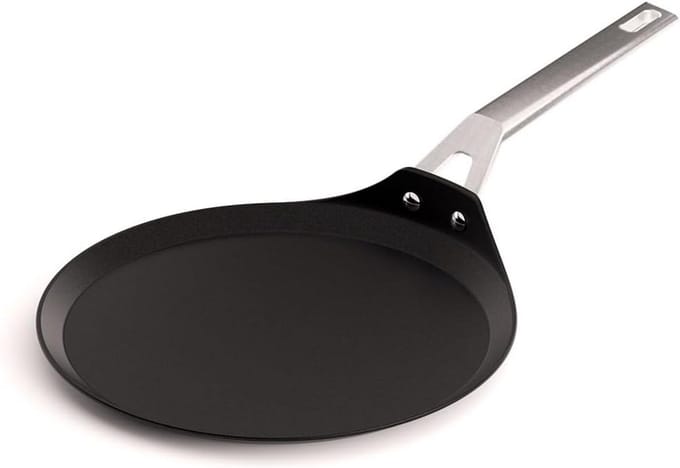 Pannenkoekenpan Vierkant - Crêpe Pan - Pannenkoeken Bakken - Inductie Geschikt - 28 cm Diameter - Donkergrijs