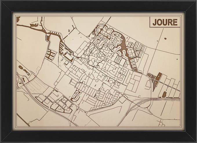 Decoratief Beeld - Houten Van Joure - Hout - Bekroned - Bruin - 21 X 30 Cm
