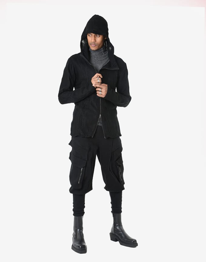 La Haine Inside Us stoppen Full Zip Mannen zwart