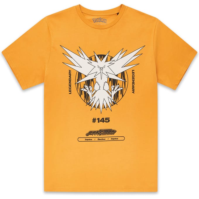 Pokémon Zapdos Legendary Unisex T-Shirt - Mosterd - L