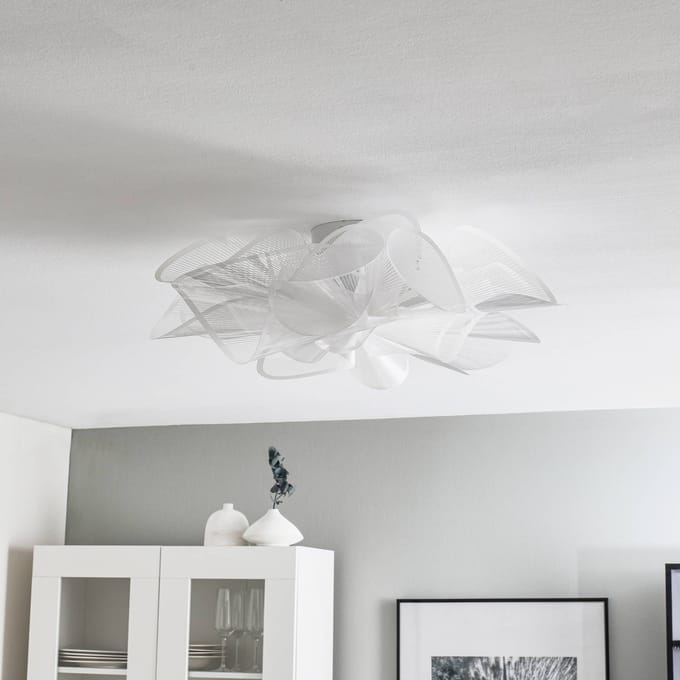 Slamp LA BELLE ÉTOILE plafondlamp wit, 73 cm