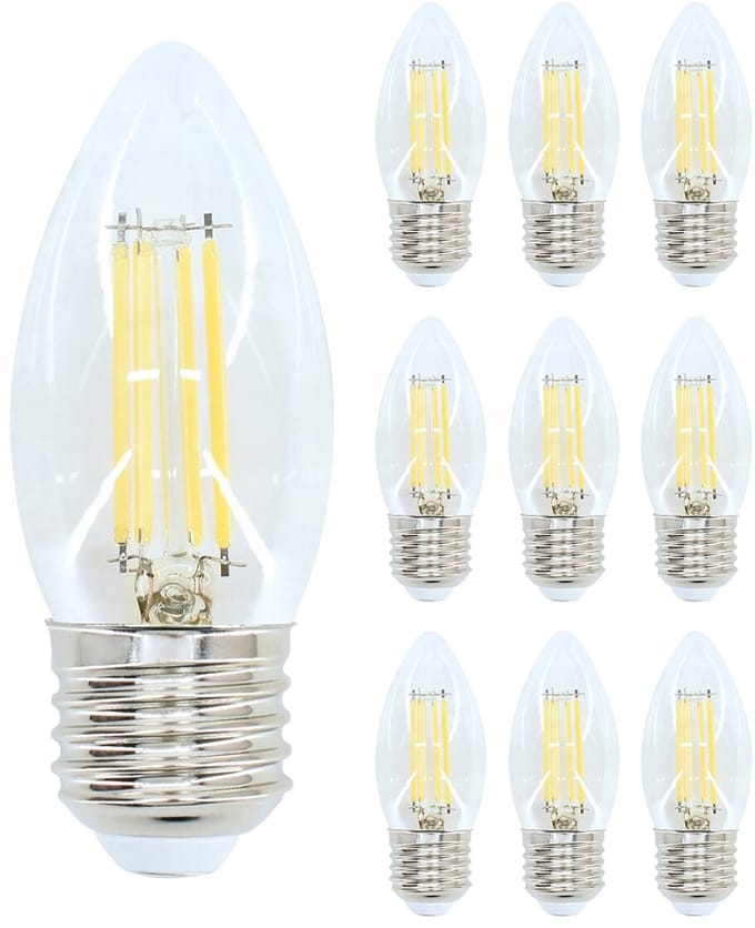 Bemko Premium LED Lamp E27 - vervangt 50W (6W) - 700lm - 2700K Warm Wit - 230V - 10 stuks