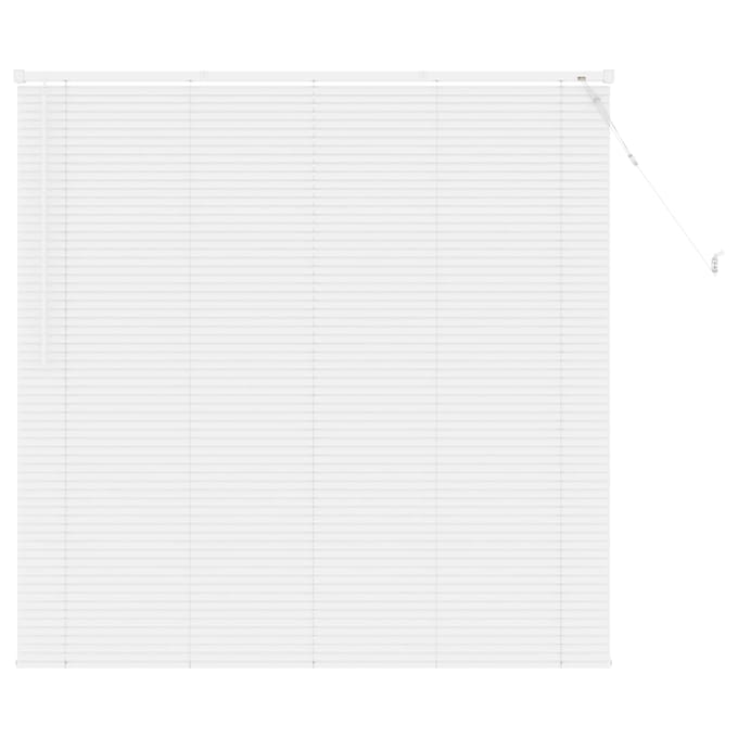 vidaXL - Venetiaanse - jaloezie - Wit - 150 - x - 150 - cm - 25 - mm - PVC
