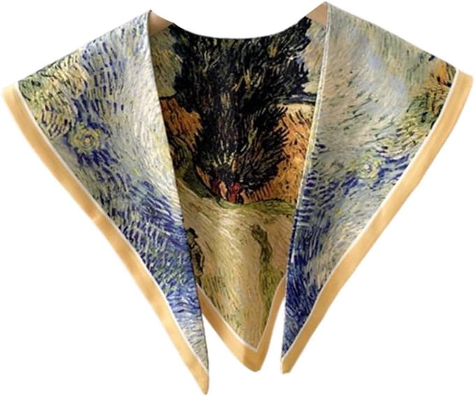 Dames Sjaal - Nepkraag - Outfit Completeren - Verwisselbaar Patroon - 80x48 cm - Meerdere Prints