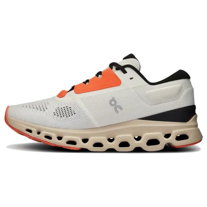 ON Cloudstratus 3 Ongewassen White Sand Dames Sneakers 3WD30121148 37.5 white