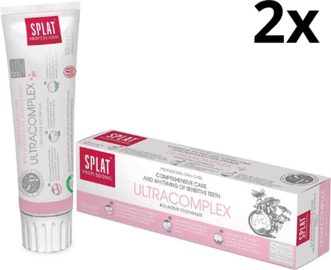 Splat Professional UltraComplex Bio Actieve Tandpasta - 2 x 100 ml - Voordeelverpakking