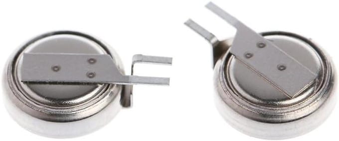 Oplaadbare Batterij - CMOS Batterij - Moederbord Backup - Lange Levensduur - 0.8 cm Diameter
