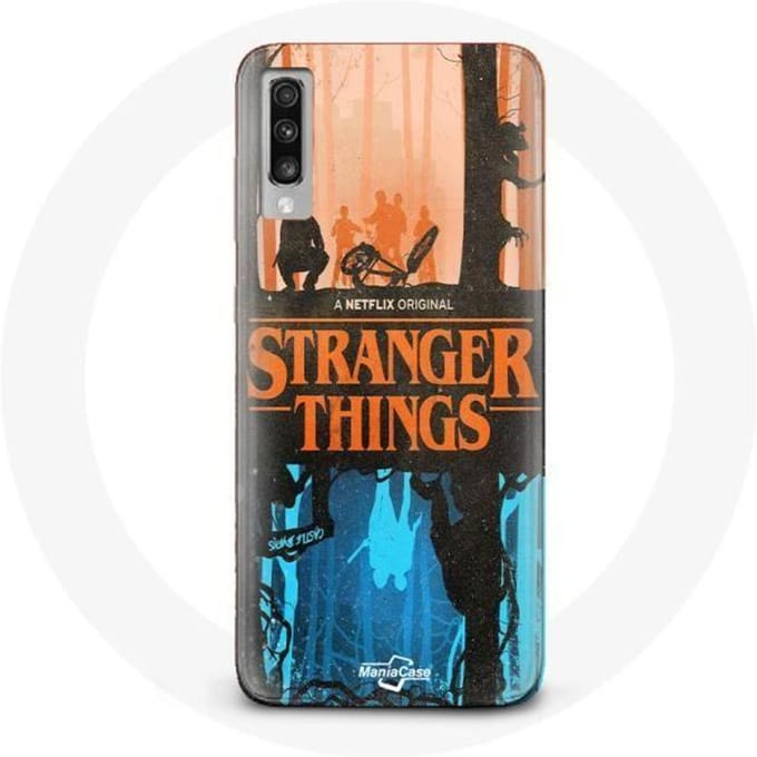 Samsung Galaxy A70 hoesje Stranger Things Friends Cover