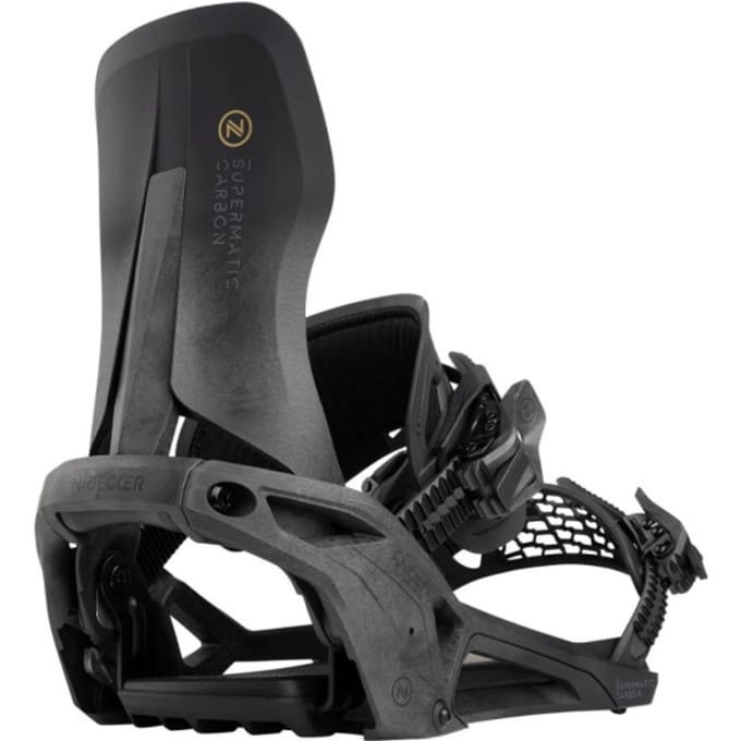 Nidecker Supermatic Carbon 2026 Snowboard Bindingen zwart