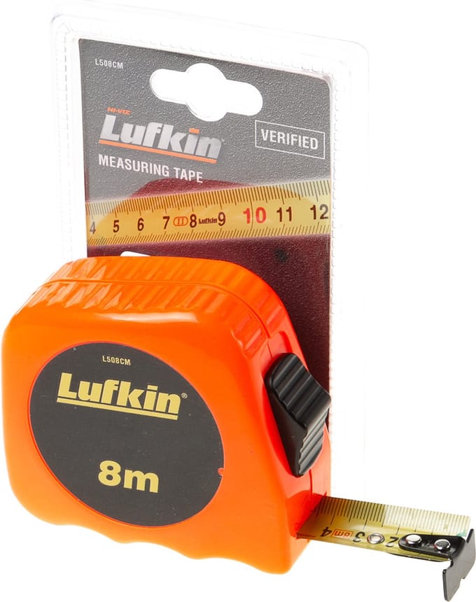 Lufkin rolmaat L500 25 mm x 8 m