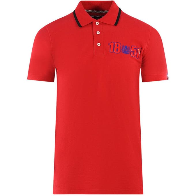 Aquascutum Herenshirt Londen 1851 Polo (Rood)