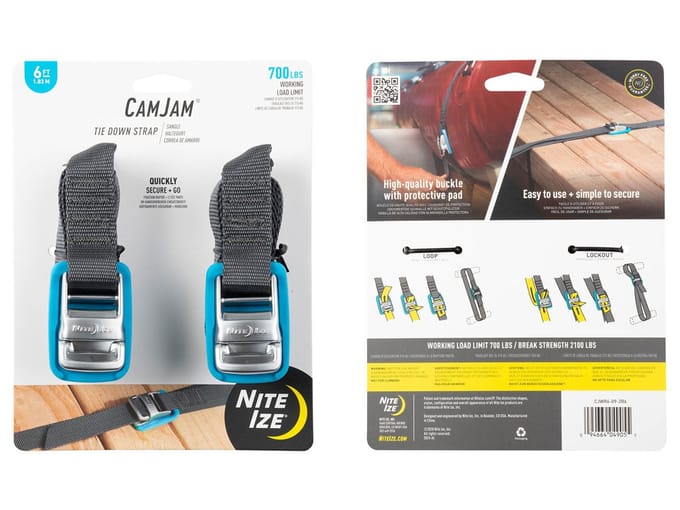 Nite Ize CamJam spanband  6 ft. / 1.83 m - 2 stuks