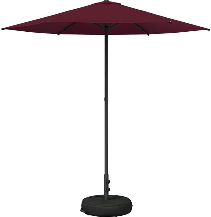 vidaXL - Tuinparasol - met - voet - Rechthoekig - 2,3 - x - 2,3 - m - Polyester