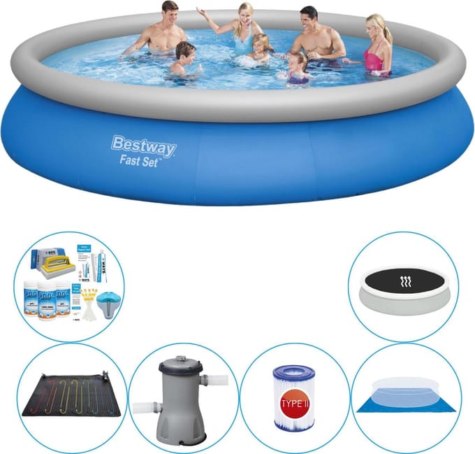 Fast Set Rond 457x84 cm - Zwembad Combinatie Deal