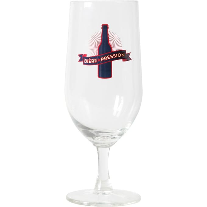 Durobor Red Logo Bierglas - 0.33 l - 6 Stuks