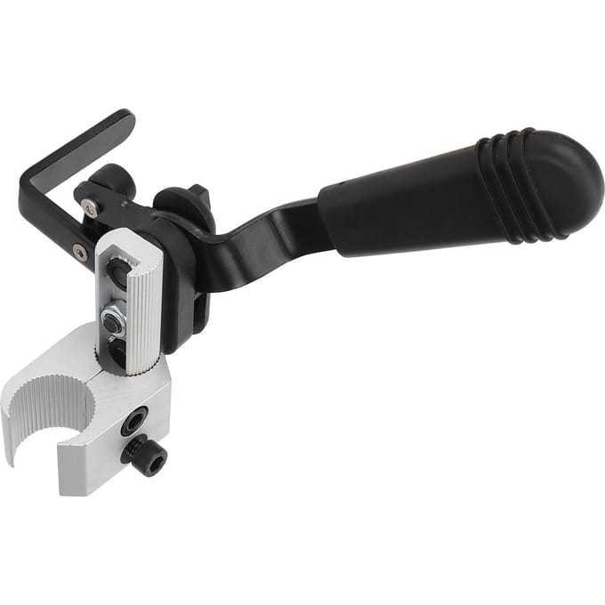 Rolstoelrem Professioneel Draagbaar Aluminiumlegering Rolstoel Handrem Vervanging black