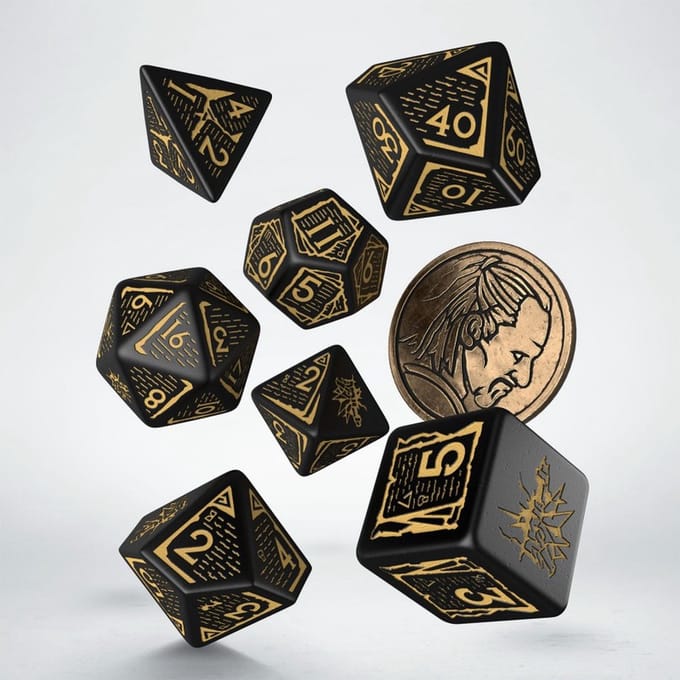The Witcher: Vesemir The Sword Master Dice Set