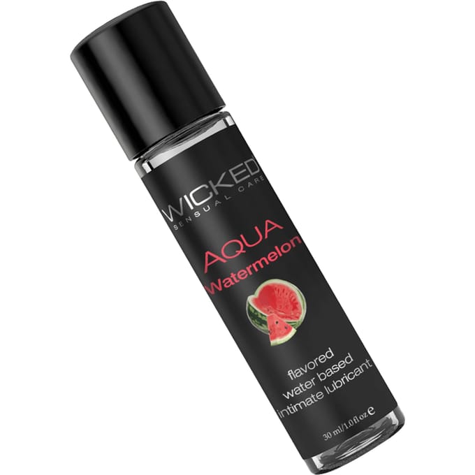 Wicked - Aqua glijmiddel watermeloen smaak 30 ml  - 30ml