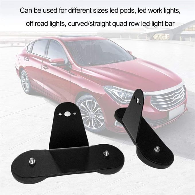 2 stuks Krachtige Magnetische Montagebeugel Houder Set Sterke Magnetische Basis Dak LED Lichtbalk zwart
