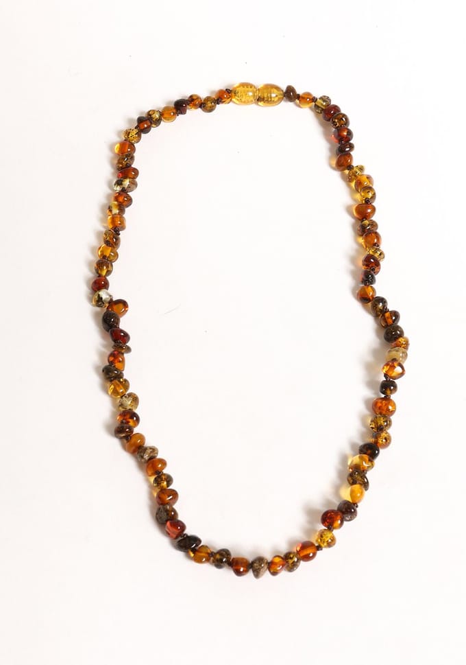 Coni barnsteen ketting kids Multi Colour 38 cm