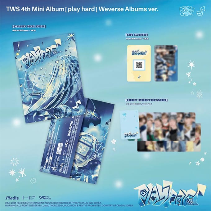TWS 4e Mini-album ‘play hard’ (COMPACTE Ver.) 2PCS