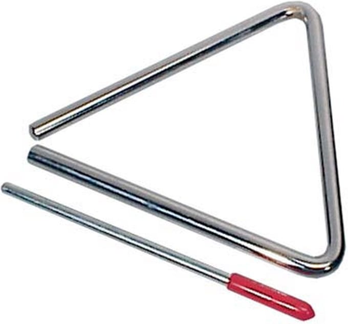 Triangel - Hayman PA-48 - Met klopper - 6 inch - Chroom