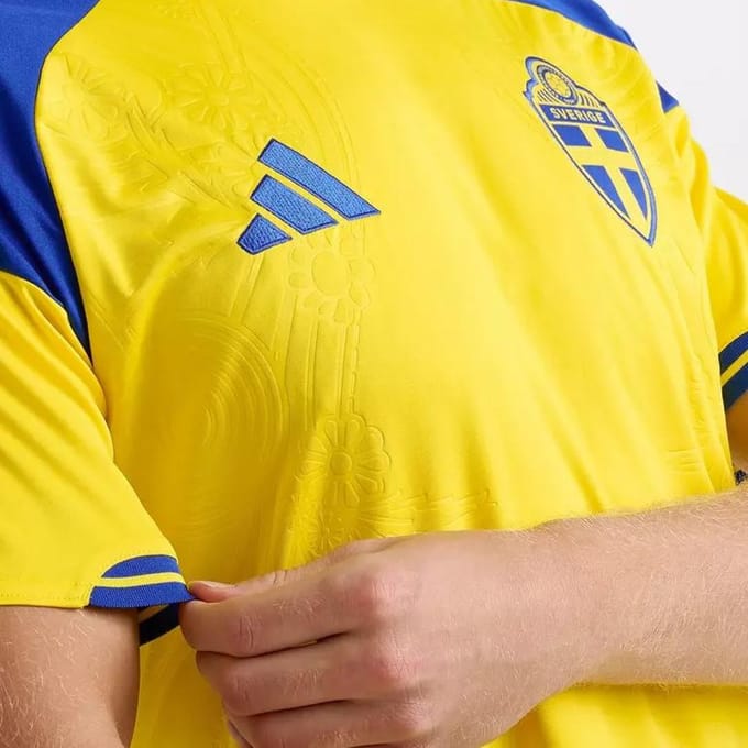 Adidas Sweden Truien/Replica's Heren - Geel - Maat L - Poly Mesh